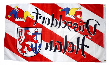 Düsseldorf Helau flagge